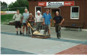 Stockbahnen Arbeiter